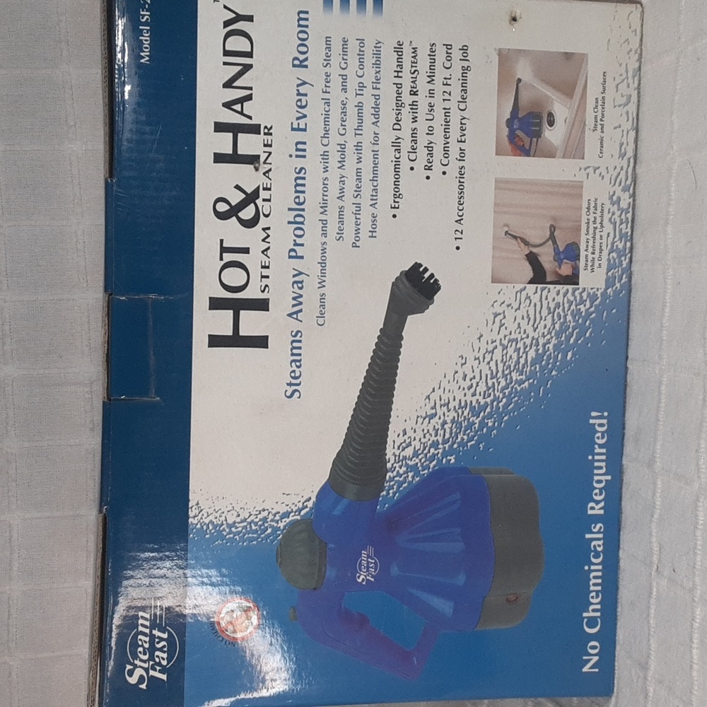 Steam Fast Hot & Handy Steam Cleaner NIB - Picture 2 of 4